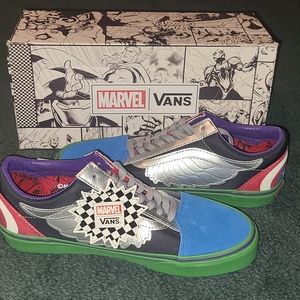 Marvel Vans size 8.5Women/ 7.0M